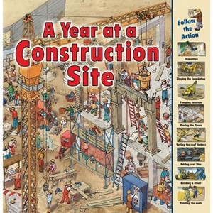 A Year at a Construction Site - (Time Goes by) by  Nicholas Harris (Paperback) - 1 of 1