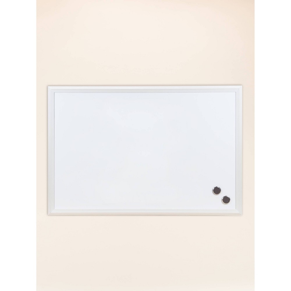 Magnetic Dry Erase Board  White Surface/Frame  Each  U Brands (UBR2071U0001)