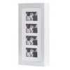 Wall-Mounted PVC Wood Grain Jewelry Cabinet With Mirror And Velvet-Lined Storage - 2 of 4
