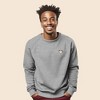 Dalix Cappuccino Embroidered Fleece Crewneck Long Sleeve Sweatshirt Mens - 2 of 4