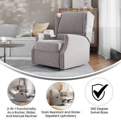Taylor & Logan Zara 3-In-1 Recliner Chair