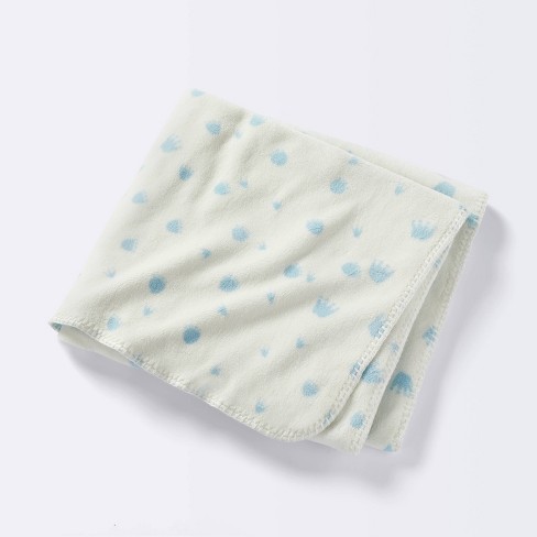 White plush best sale baby blanket