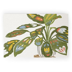 Alja Horvat Scandinavian Plant Looped Vinyl Welcome Mat - Society6 - 1 of 4