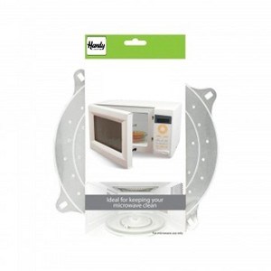 Handy Housewares 10" Round Vented Microwave Splatter Guard Food Bowl Cover - Helps Keep Your Microwave Clean - 1 of 4