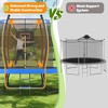 Whisen 8FT Trampoline with Basketball Hoop, Enclosure net and Ladder, Outdoor Trampoline for Kids - 4 of 4