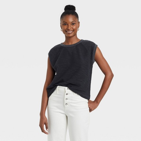Women's Sweatshirt - Universal Thread™ Black Xs : Target