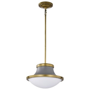 Nuvo Lighting Lafayette 1 - Light Pendant in  Matte Gray - 1 of 4