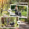 2-Seat Elite 360 Swivel Bike Trailer for Kids Bicycle Cargo Trailer with Water-Resistant Windows - 4 of 4