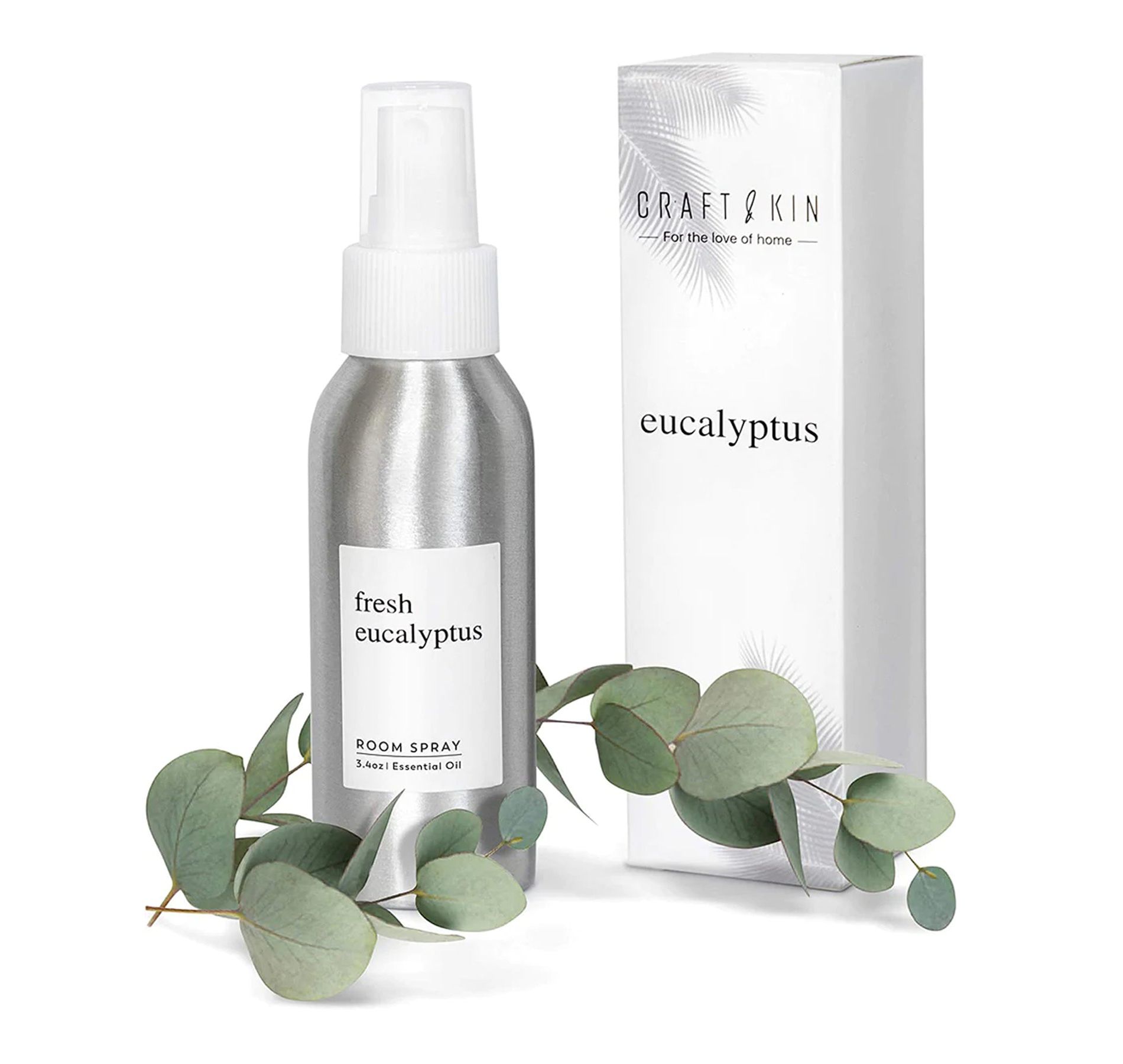 Craft & Kin Essential Oil Aromatherapy Spray for Home with Eucalyptus scents