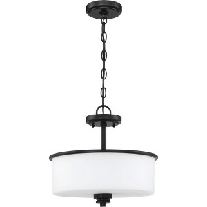 Craftmade Lighting Bolden 2 - Light Semi-Flush Mount in  Flat Black - 1 of 2