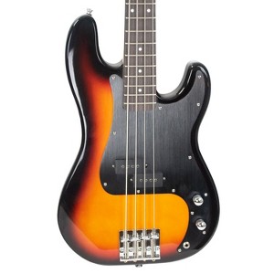Sawtooth Americana Road Warrior Series Vintage Burst w Aluminum Pickguard Electric Bass Guitar - 1 of 4