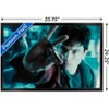 Trends International DC Comics Movie - Justice League - The Flash Batarang Catch Framed Wall Poster Prints - 3 of 4