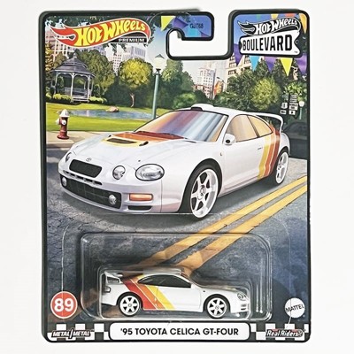 Hot Wheels Premium Boulevard #89 95 Toyota Celica GT-FOUR (White)