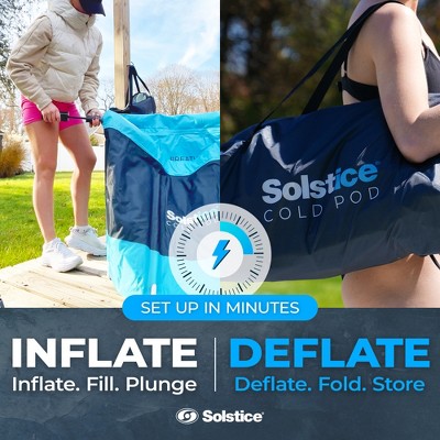 Solstice Cold Pod 84.5 Gallon Insulated Ice Bath Tub with Reusable Ice Bags