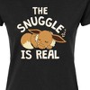 Women's - Pokémon - The Snuggle Eevee Fitted Graphic T-Shirt - 2 of 3
