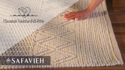 Casual Beach House Ivory Wool 6' Square Handwoven Rug