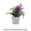Unique Bargains Artificial Plants Lavender Sprig Plastic 3.94"x3.94"x10.24" 1 Pcs - 3 of 4