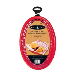 Blue Rhino Outdoor Picnic Barbecue Serving Baskets, Red (Pack of 4) - 1 of 1