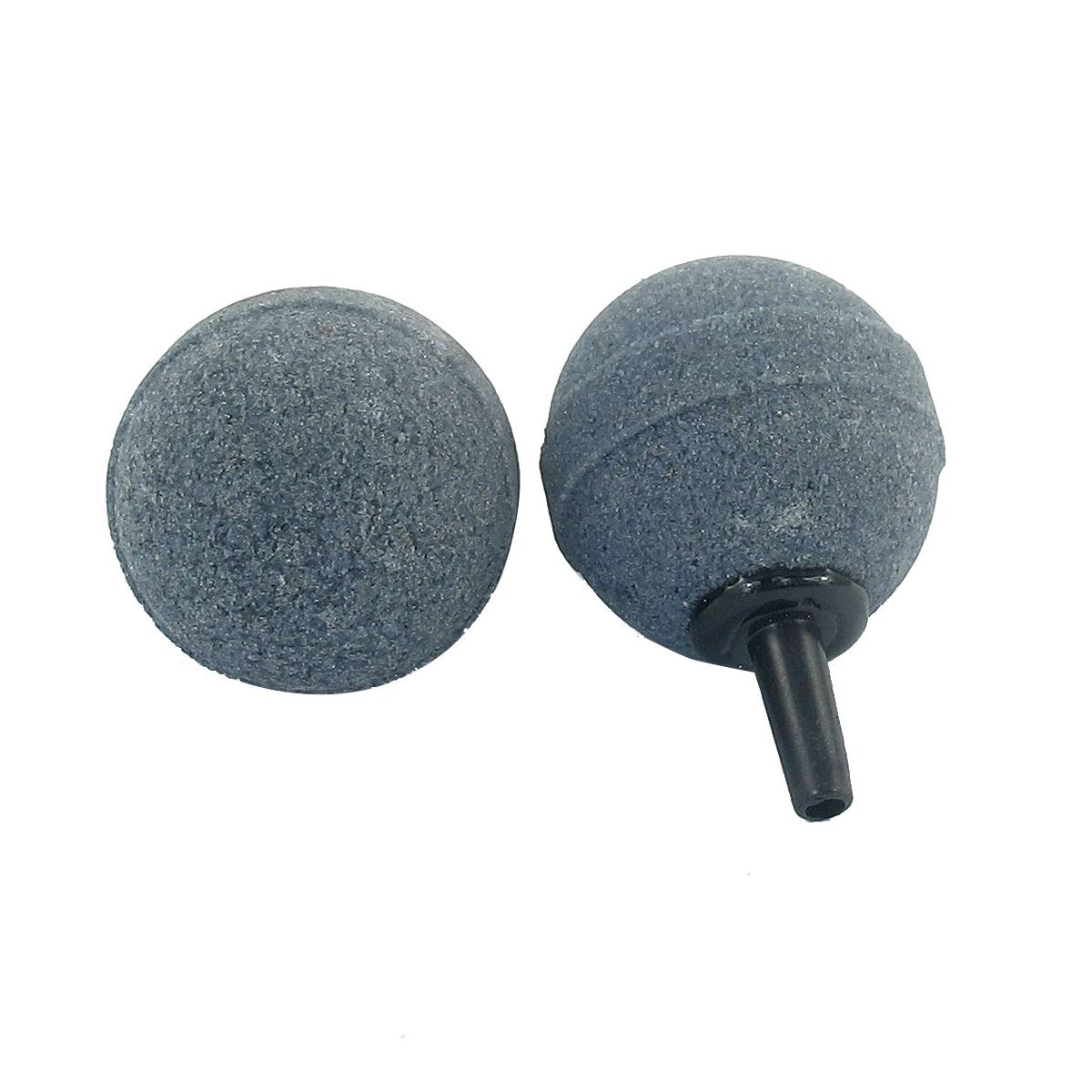 Unique Bargains Aquarium Fish Tank Ball Shape Bubble Air Stones 1.2" Gray 2 Pcs