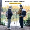 Naturehike 1pc Ultralight Trekking Poles - Adjustable Hiking Sticks w/Secure Lock, EVA Grip,4 Colors, 50-135cm (20-53in) for Adults & Kids - 2 of 4