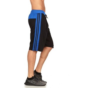 Mens Moisture Wicking Athletic Basketball & Gym Workout Shorts with Pockets - 1 of 2