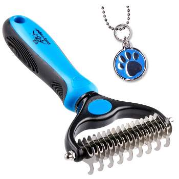 Pat Your Pet Dog Brush for Shedding - Deshedding Brushes for Dogs - Cat Hair Remover and Dematting Comb - Grooming Supplies