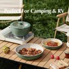 BRINJOY 5-Piece Ceramic Nonstick Cookware Set, Nonstick Kitchen Pot Set, Non-Toxic Nonstick Cookware Set with Removable Handles (Green) - 2 of 4