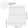 Unique Bargains 304 Stainless Steel Cooling Baking BBQ Grill Net 2 Pcs - 2 of 4