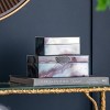 Marbled Jewelry Box, Jewelry Cabinet, Jewelry Box For Women-Cuddlewood - 3 of 4