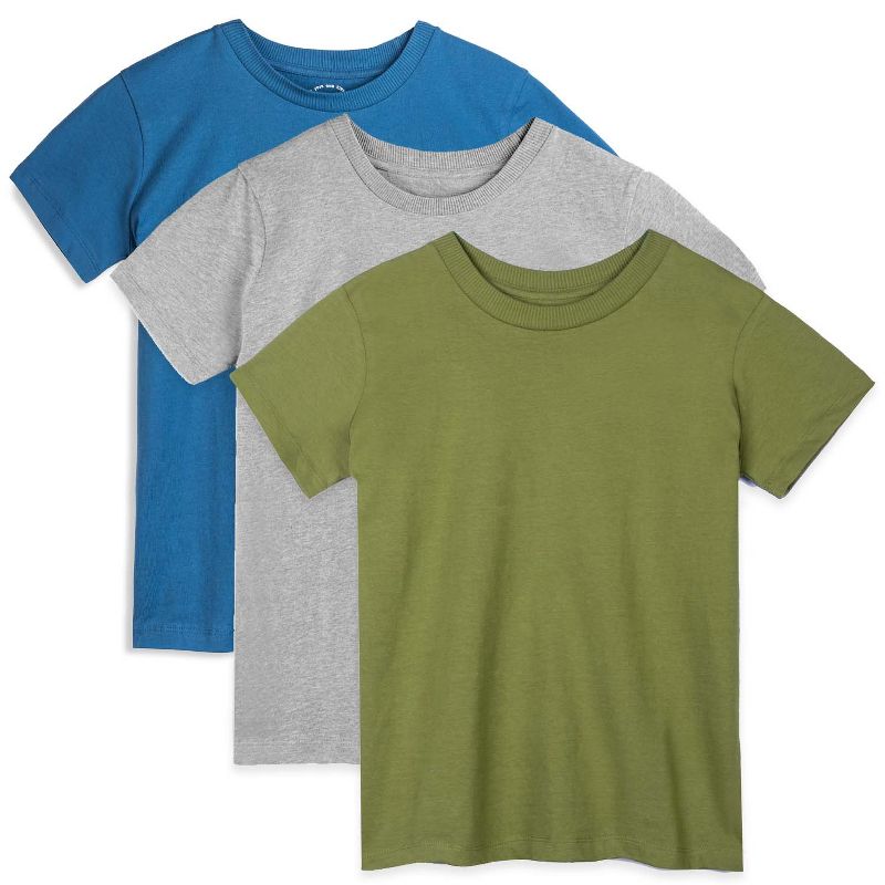 Mightly Toddler 3pk Fair Trade Organic Cotton Classic Fit Tees, 1 of 5