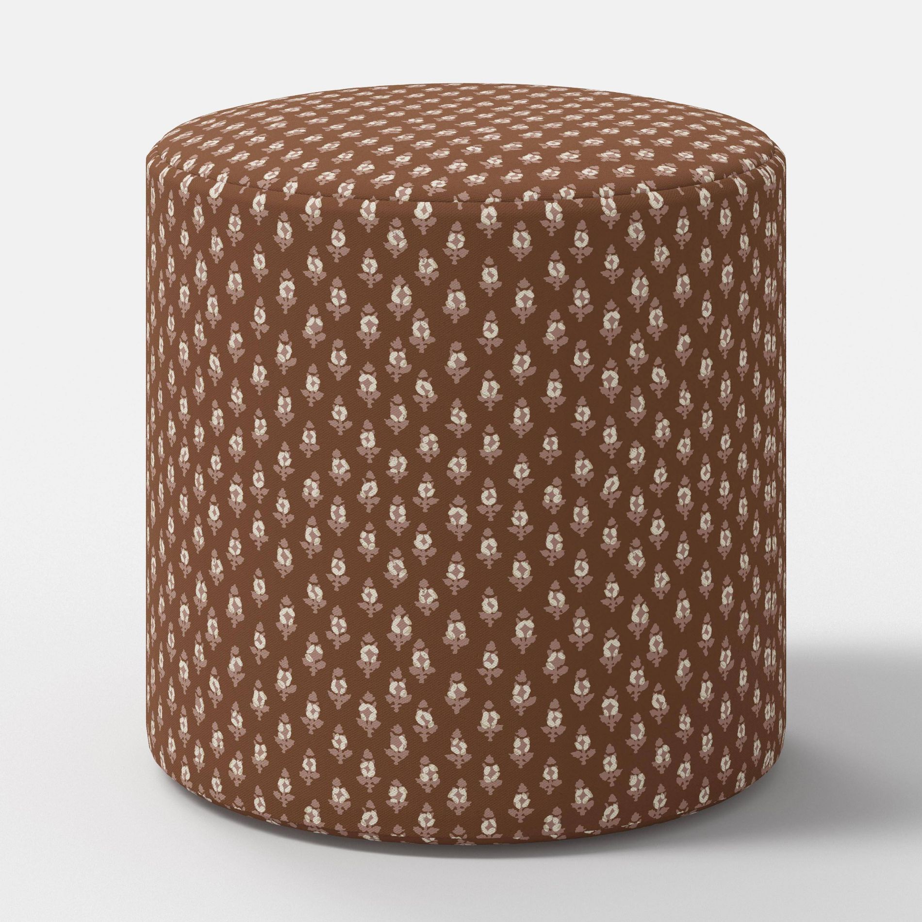 Tambor Ottoman Bagru Block Brown - Threshold™