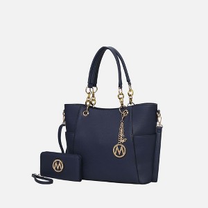 MKF Collection Bonita Vegan Leather Tote Bag with matching Wallet by Mia K - 1 of 4