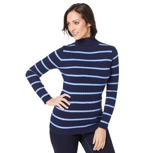 Women's plus size hot sale ribbed turtleneck