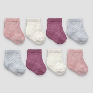 Carter's Just One You® Baby Girls' 8pk Pointelle Socks - 1 of 1