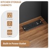 71" Pantry Cabinet with Charging Station, Tall Kitchen Pantry Storage Cabinet  with Storage Drawers for Living Room, Dining Room - 4 of 4