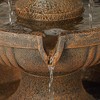 John Timberland Italian Outdoor Floor Water Fountain 43" High 3-Tiered Floor Cascading for Yard Garden Lawn - image 4 of 4