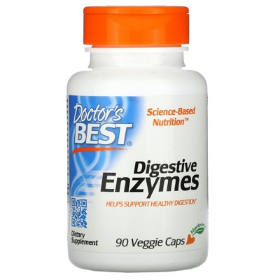 Doctor's Best Digestive Enzymes, 90 Veggie Caps, Dietary Supplements