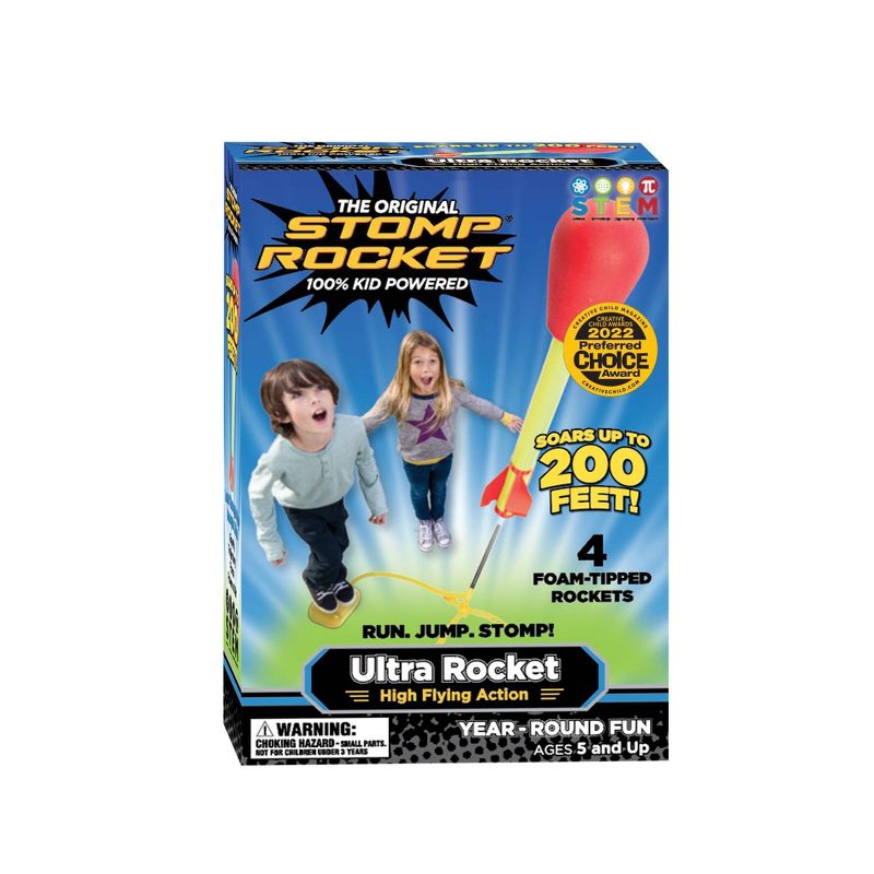 Stomp Rocket Original High-Flying Ultra Rocket Toy Blaster, 5 of 11