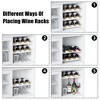3-Tier Wine Bar Cabinet with Detachable Wine Rack and Storage Space - 4 of 4