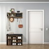 Coucheta Coat Rack Shoe Bench Set, Entryway Hall Tree with 31.5" Bench Shoe Rack, Wall Mounted Coat Rack Set with 5 Hooks, 8 Storage Shoe Cubbies - 2 of 4