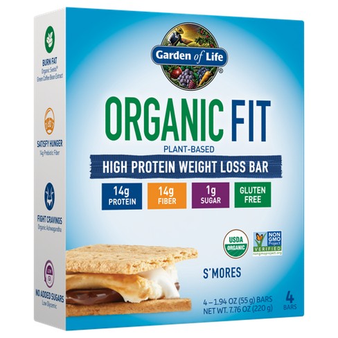 Garden Of Life Organic Vegan Fit Protein Bar S Mores 4pk Target