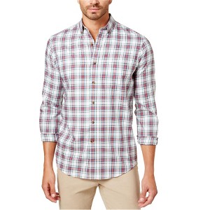 Club Room Mens Plaid Button Up Shirt - 1 of 1