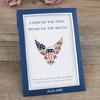 Anna-Kaci Bald Eagle American Flag Shield Brooch Pin with Patriotic Gift Card & Envelope - 3 of 4