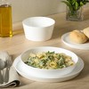 Gibson Home Modern Opal (Service for 4) 16 Piece Glass Chip Resistant Dishes Double Plates and Bowls Lightweight Dinnerware Set - 4 of 4
