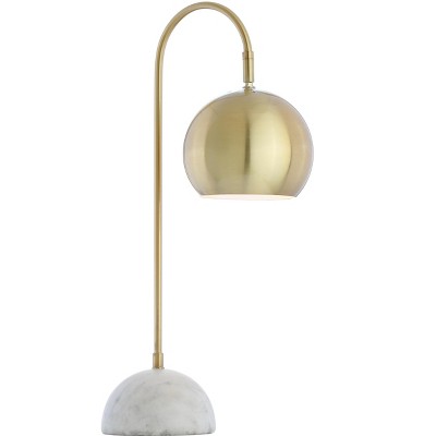 JONATHAN Y Stephen Metal/Marble LED Table Lamp