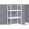 TOAOTBNBO 4 Tier Contemporary Bookshelves, Home Office Display Bookcase with Crossbars, Industrial Bookshelf with Storage Cabinet - 4 of 4