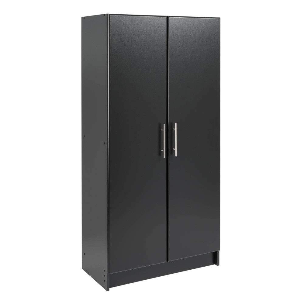 Photos - Wardrobe 32" Elite Storage Cabinet Black - Prepac