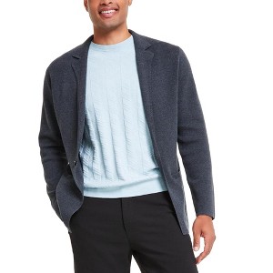Alfani Mens Regular Fit Blazer Cardigan Sweater - 1 of 1