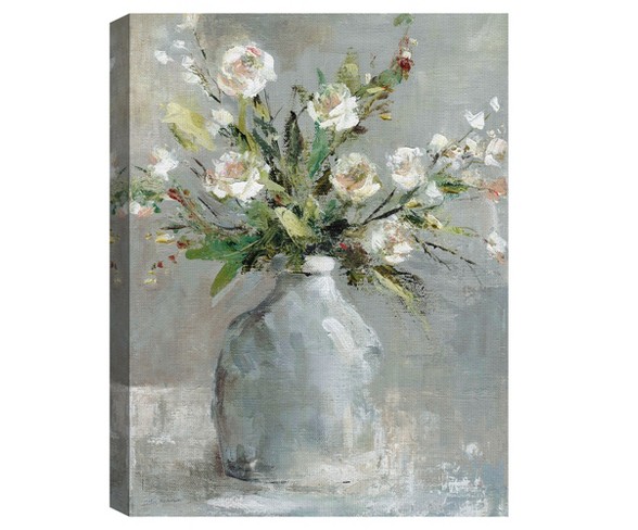 30"x40" Country Bouquet 1 By Carol Robinson Art On Canvas - Fine Art Canvas