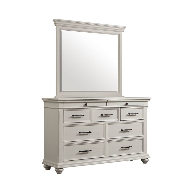 Brooks 9 Drawer Dresser with Mirror Beige - Picket House Furnishings, 3 of 14